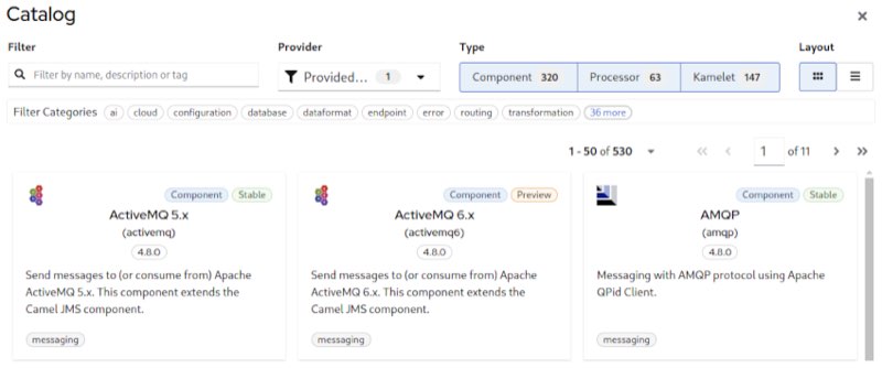 Catalog pagination